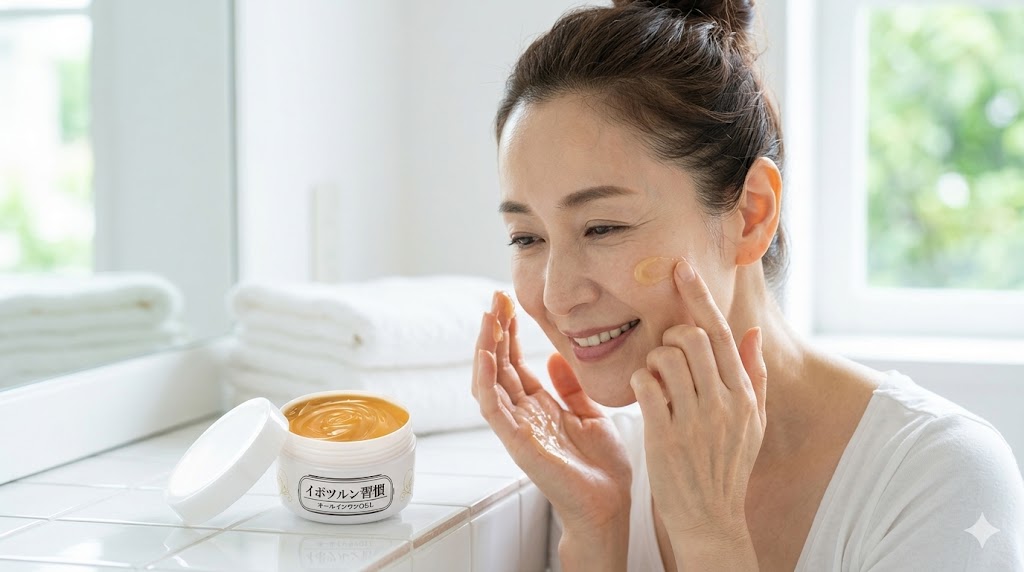 イポツルン習慣を使う女性